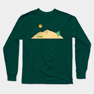 Cactuses in desert Long Sleeve T-Shirt